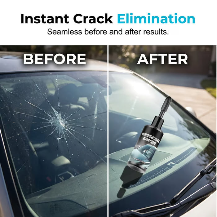 Windshield crack? DIY fix in minutes. UV resin kit that actually works. (FREE SHIPPING)