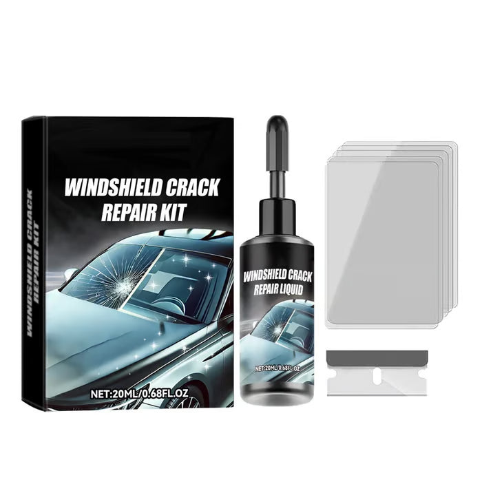 Windshield crack? DIY fix in minutes. UV resin kit that actually works. (FREE SHIPPING)