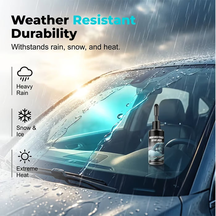 Windshield crack? DIY fix in minutes. UV resin kit that actually works. (FREE SHIPPING)